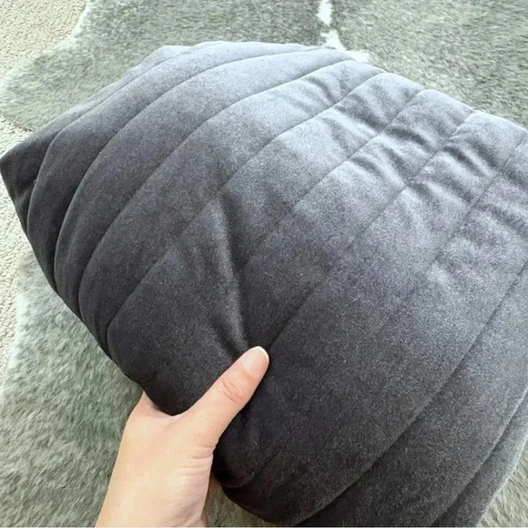 Quilted Velvet Waist Duster Open Jacket - Picture 9 of 12